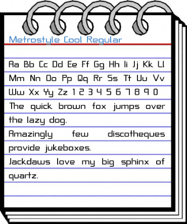 Metrostyle Cool Regular Font