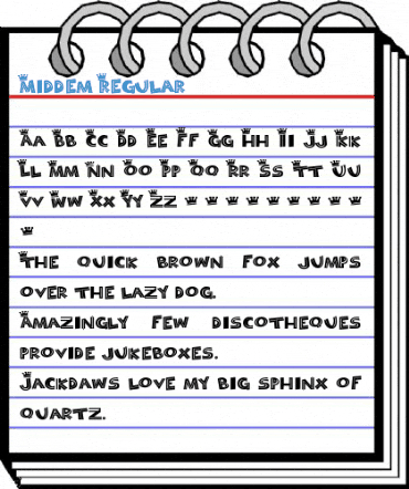 Middem Regular Font