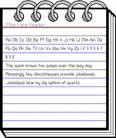 Miha Face Regular Font