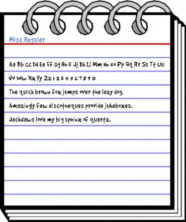 Misc Regular Font