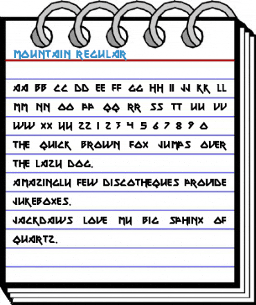 Mountain Regular Font
