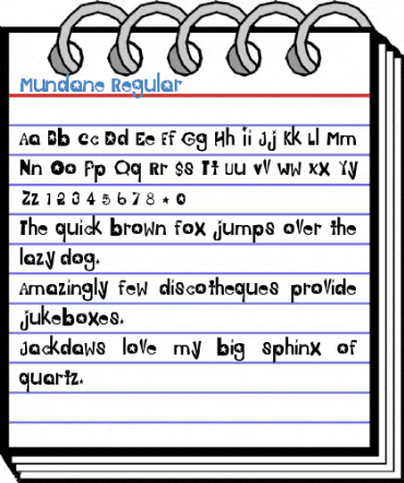 Mundane Regular Font