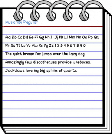 Musambi Regular Font