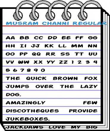 Musram Channi Regular Font