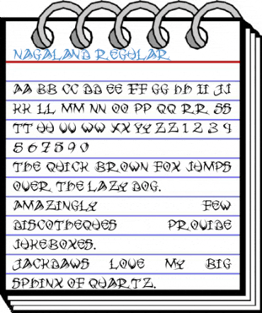 Nagaland Regular Font