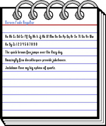 Nerves Fade Regular Font