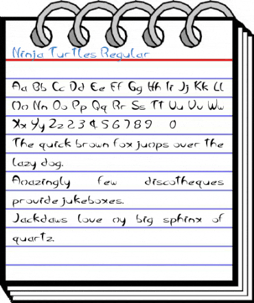 Ninja Turtles Regular Font