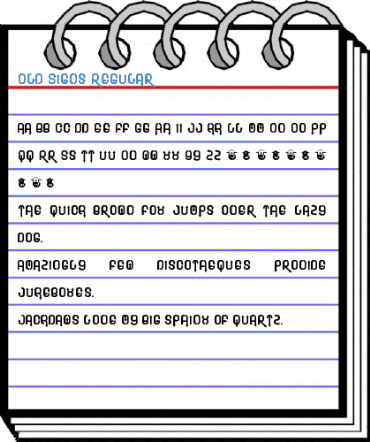 Old Signs Regular Font