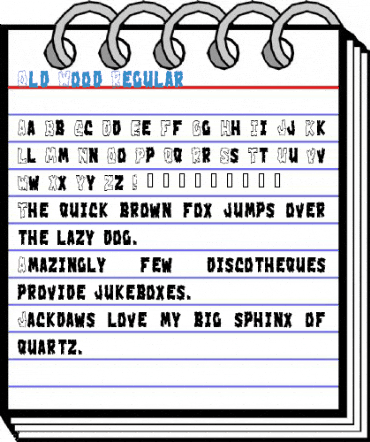 Old Wood Regular Font