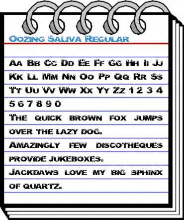 Oozing Saliva Regular Font