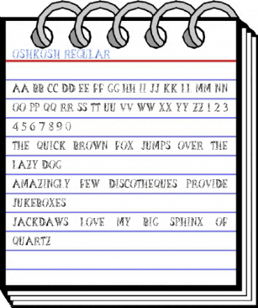 OshKosh Regular Font