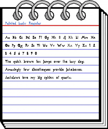 Painted Lady Regular Font