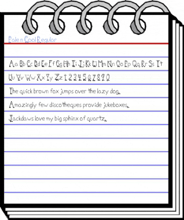 Pale n Cool Regular Font