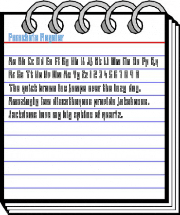Parachute Regular Font