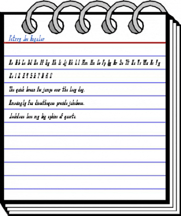 Petrry Joe Regular Font