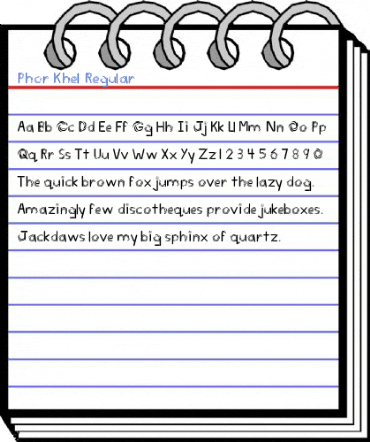Phor Khel Regular Font