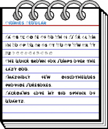 Pigmies Regular Font