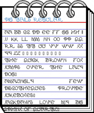 Pig Tails Regular Font