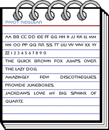 PIVOT Regular Font