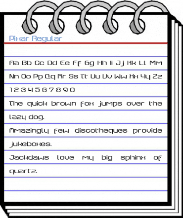 Pixar Regular Font