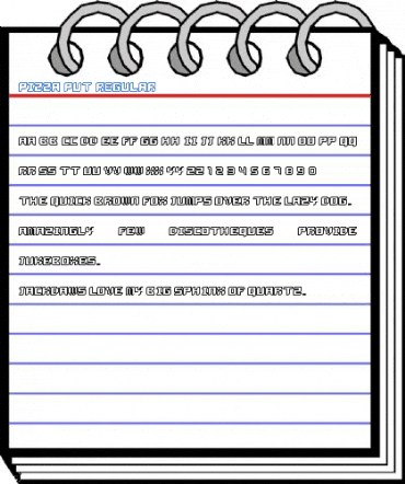 Pizza Put Regular Font