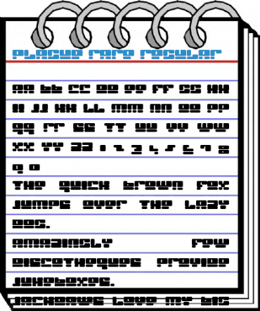 plague rare Regular Font