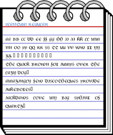 Plantum Regular Font