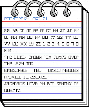 Pointepky Regular Font