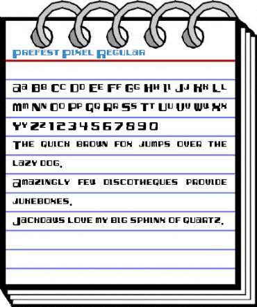 Prefest Pixel Regular Font
