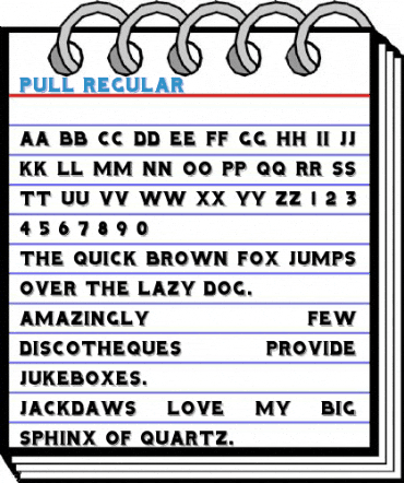 Pull Regular Font
