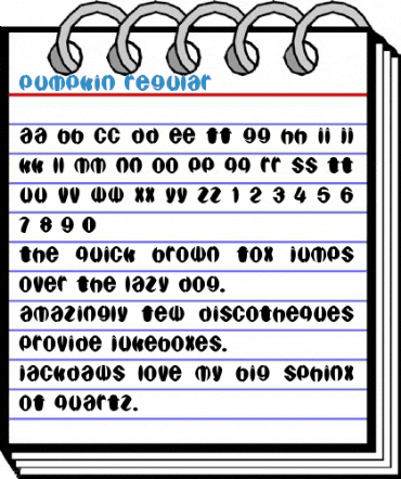 pumpkin Regular Font