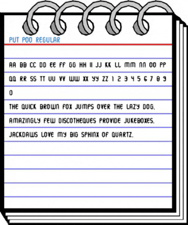 Put Poo Regular Font