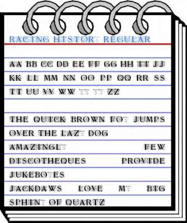 Racing History Regular Font
