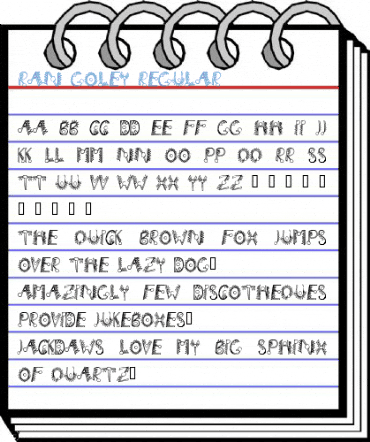 Ran Goley Regular Font