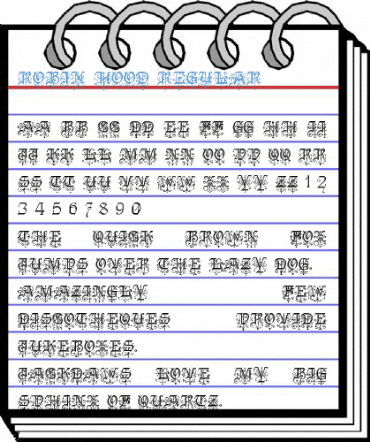 Robin Hood Regular Font