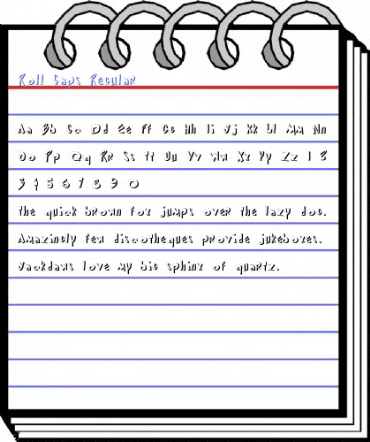 Roll Caps Regular Font