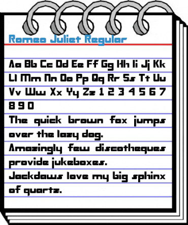Romeo Juliet Regular Font