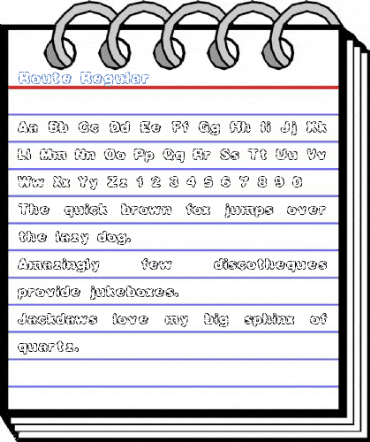 Route Regular Font