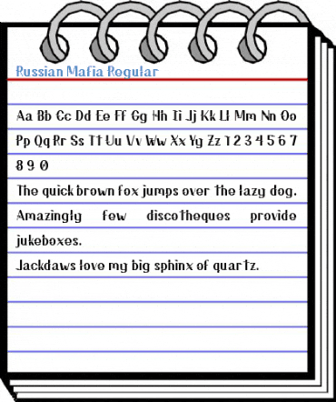 Russian Mafia Regular Font