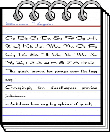 Samovar Regular Font