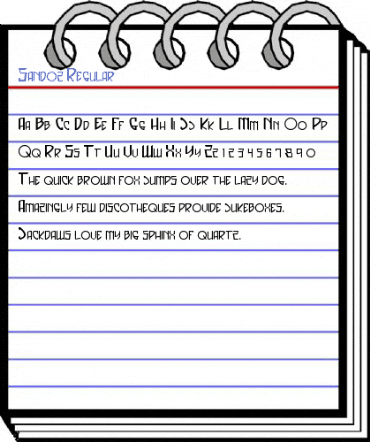 Sandoz Regular Font