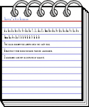 Santa's Pet Regular Font