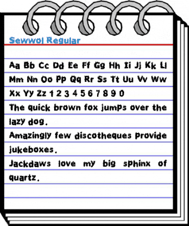 Sewwol Font