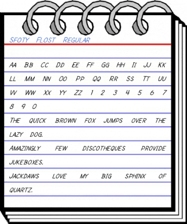 Sfoty Flost Regular Font