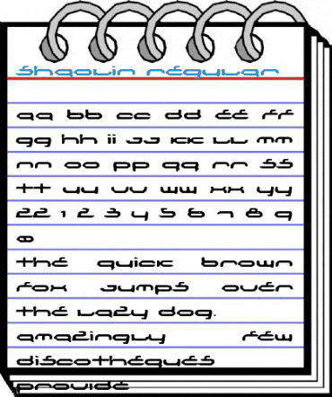 Shaolin Regular Font