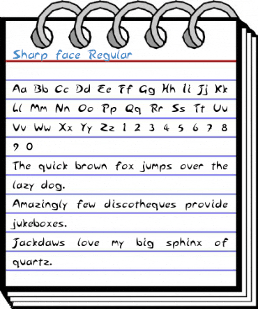 Sharp face Regular Font