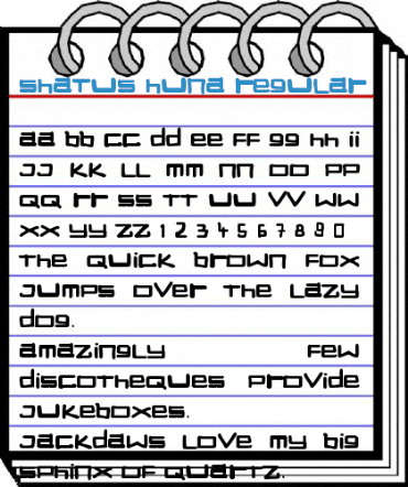 Shatus Huna Regular Font