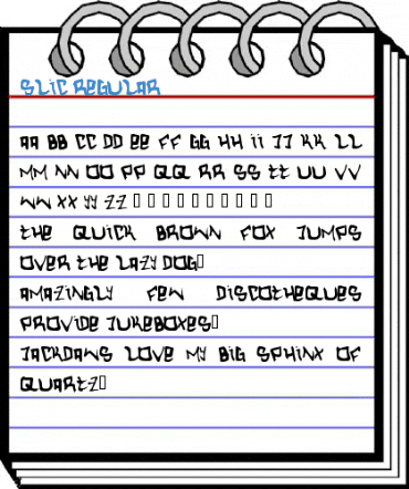 Slic Regular Font