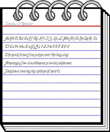 Snoopy It Regular Font
