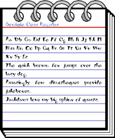 Soniqie Gear Regular Font